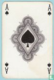 Schoppen aas, S2 05A, Dutch, Ace of Spades, Speelkaartenfabriek Nederland, (SN), Speelkaarten, Playing Cards - Afbeelding 1