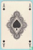 Schoppen aas, S2 05A, VSN, Dutch, Ace of Spades, Speelkaartenfabriek Nederland, (SN), Speelkaarten, Playing Cards - Image 1