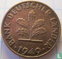 Allemagne 1 pfennig 1949 (étroite J) - Image 1