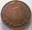 Duitsland 1 pfennig 1949 (smalle J) - Afbeelding 2
