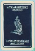 Schoppen aas, NLA A09-13, v. Vollenhoven's Vatbier, Dutch, Ace of Spades, Speelkaartenfabriek Nederland, (SN), Speelkaarten, Playing Cards - Afbeelding 2
