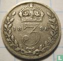Vereinigtes Königreich 3 Pence 1896 - Bild 1