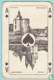 Schoppen aas, S2 03C, "De Centrale", Dutch, Ace of Spades, Speelkaartenfabriek Nederland, (SN), Speelkaarten, Playing Cards - Image 1