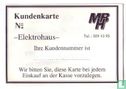 Kundenkarte - MBH - Elektrohaus - Image 1