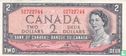 BILLET DE 2 DOLLARS CANADA 1954 - Image 1