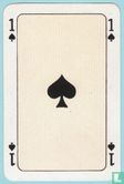 Schoppen aas, S11 01A, Dutch, Ace of Spades, Speelkaartenfabriek Nederland, (SN), Speelkaarten, Playing Cards - Image 1