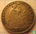 Pérou ½ dinero 1895 - Image 2
