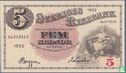 Suède 5 Kronor 1952 - Image 1
