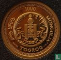 Mongolia 1000 tugrik 2008 (PROOF) "Year of the Rat" - Image 1