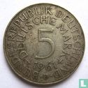 Germany 5 mark 1961 (D) - Image 1