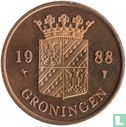 Legpenning Rijksmunt 1988 "Groningen" - Afbeelding 1