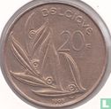 Belgium 20 francs 1993 (FRA) - Image 1