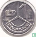 Belgium 1 franc 1993 (FRA) - Image 1