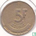 Belgique 5 francs 1993 (NLD) - Image 1