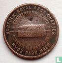 USA Masonic Penny (Hyde Park, MA)  1870 - Image 1
