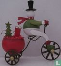 Tricycle with snowman on it - Image 2