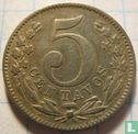 Colombie 5 centavos 1886 (type 2) - Image 2