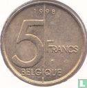 België 5 francs 1998 (FRA) - Afbeelding 1
