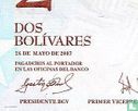 Venezuela 2 Bolívares 2007 (P88b) - Bild 3