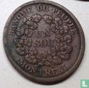 Lower Canada 1 sou 1838 (Banque du Peuple) - Image 1