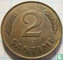 Latvia 2 santimi 1939 - Image 1