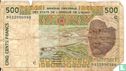 Stat Afr de l'Ouest. 500 francs C - Image 1