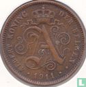 Belgique 2 centimes 1911 (NLD - date 0.9mm) - Image 1