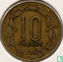 Centraal-Afrikaanse Staten 10 francs 1974 - Afbeelding 2