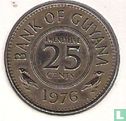 Guyana 25 cents 1976 - Image 1