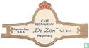 Café Restaurant "De Zon" Wagenberg - Agentschap B.B.A. - Tel 263 - Afbeelding 1