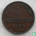 Württemberg ½ Kreuzer 1866 - Bild 1