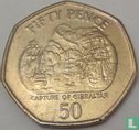 Gibraltar 50 pence 2005 "British capture of Gibraltar in 1704" - Image 2