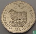 Falkland Islands 20 pence 2004 - Image 1