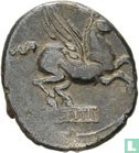 Romeinse Republiek. Q. Titius, AR Denarius Rome 90 v.C. - Afbeelding 2