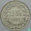 Switzerland 2 francs 1953 - Image 1
