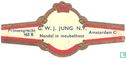G.W.J. Jung N.V. Handel in meubelhout - Prinsengracht 465 B - Amsterdam C - Afbeelding 1