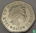 Isle of Man 50 pence 2013 (colourless - AA) "Christmas 2013" - Image 1