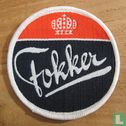 Fokker patch met logo Fokker