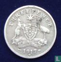 Australië 3 pence 1917 - Afbeelding 1