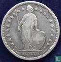 Switzerland 1 franc 1876 - Image 2