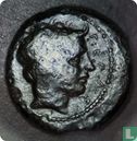 Gela, Sicily, AE17 Tetras, 420-405 BC, unknown ruler - Image 1