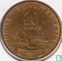 Djibouti 20 francs 1983 - Afbeelding 2