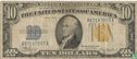 United States $ 10 1934 (Silver certificate, yellow seal)  - Image 1