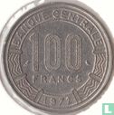 Gabon 100 francs 1972 - Afbeelding 1