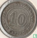 Straits Settlements 10 cents 1927 - Afbeelding 1