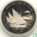Guinea-Bissau 10000 pesos 1991 (PROOF) "Portuguese explorer Nuno Tristão discovered Guinea-Bissau in 1446" - Image 1