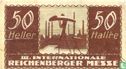 Reichenberger Messe 50 Heller 1922 - Afbeelding 1
