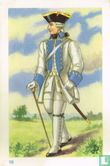 Officier van het Luiks Vierset-regiment in dienst van Frankrijk, 1760 - Image 1