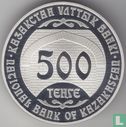 Kazakhstan 500 tenge 2002 (PROOF) "Babaji-Khatun Mausoleum" - Image 2