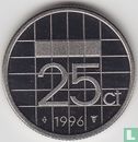Netherlands 25 cents 1996 (PROOF) - Image 1